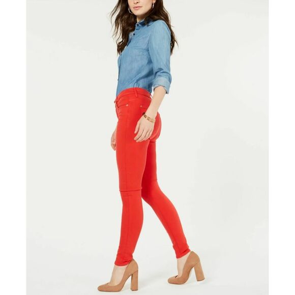 Jen 7 By 7 For All Mankind Jeans Women's Ankle Skinny Pants Size 4 27 NWT Red - Picture 11 of 12
